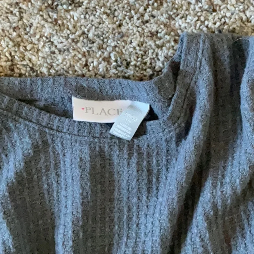 The Children's Place Gray and Red Kids Matching Set